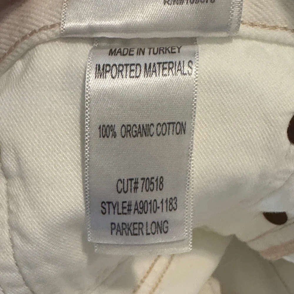 Agolde White Denim Jean Shorts - Picture 5 of 5